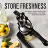 image:imageZulay Kitchen Cast Iron Juicer  Heavy Duty Manual Juicer with Detachable Strainers for Easy Cleaning Orange Juice Press for Citrus Fruits Perfect for Bartenders Juice Lovers amp Health EnthusiastsOriginal  Black