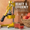 image:imageZulay Kitchen Cast Iron Juicer  Heavy Duty Manual Juicer with Detachable Strainers for Easy Cleaning Orange Juice Press for Citrus Fruits Perfect for Bartenders Juice Lovers amp Health EnthusiastsOriginal  Lemon Yellow
