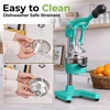 image:imageZulay Kitchen Cast Iron Juicer  Heavy Duty Manual Juicer with Detachable Strainers for Easy Cleaning Orange Juice Press for Citrus Fruits Perfect for Bartenders Juice Lovers amp Health EnthusiastsOriginal  Teal