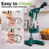 image:imageZulay Kitchen Cast Iron Juicer  Heavy Duty Manual Juicer with Detachable Strainers for Easy Cleaning Orange Juice Press for Citrus Fruits Perfect for Bartenders Juice Lovers amp Health EnthusiastsOriginal  Forest Teal