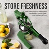 image:imageZulay Kitchen Cast Iron Juicer  Heavy Duty Manual Juicer with Detachable Strainers for Easy Cleaning Orange Juice Press for Citrus Fruits Perfect for Bartenders Juice Lovers amp Health EnthusiastsOriginal  Green
