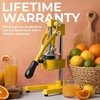 image:imageZulay Kitchen Cast Iron Juicer  Heavy Duty Manual Juicer with Detachable Strainers for Easy Cleaning Orange Juice Press for Citrus Fruits Perfect for Bartenders Juice Lovers amp Health EnthusiastsOriginal  Lemon Yellow