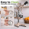 image:imageZulay Kitchen Cast Iron Juicer  Heavy Duty Manual Juicer with Detachable Strainers for Easy Cleaning Orange Juice Press for Citrus Fruits Perfect for Bartenders Juice Lovers amp Health EnthusiastsOriginal  Soft Clay