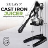 image:imageZulay Kitchen Cast Iron Juicer  Heavy Duty Manual Juicer with Detachable Strainers for Easy Cleaning Orange Juice Press for Citrus Fruits Perfect for Bartenders Juice Lovers amp Health EnthusiastsXL  Black