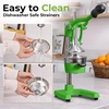 image:imageZulay Kitchen Cast Iron Juicer  Heavy Duty Manual Juicer with Detachable Strainers for Easy Cleaning Orange Juice Press for Citrus Fruits Perfect for Bartenders Juice Lovers amp Health EnthusiastsOriginal  Lime Green