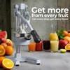 image:imageZulay Kitchen Cast Iron Juicer  Heavy Duty Manual Juicer with Detachable Strainers for Easy Cleaning Orange Juice Press for Citrus Fruits Perfect for Bartenders Juice Lovers amp Health EnthusiastsOriginal  Periwinkle