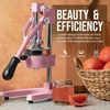 image:imageZulay Kitchen Cast Iron Juicer  Heavy Duty Manual Juicer with Detachable Strainers for Easy Cleaning Orange Juice Press for Citrus Fruits Perfect for Bartenders Juice Lovers amp Health EnthusiastsOriginal  Light Pink
