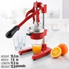 image:imageZulay Kitchen Cast Iron Juicer  Heavy Duty Manual Juicer with Detachable Strainers for Easy Cleaning Orange Juice Press for Citrus Fruits Perfect for Bartenders Juice Lovers amp Health EnthusiastsOriginal  Red
