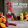image:imageZulay Kitchen Cast Iron Juicer  Heavy Duty Manual Juicer with Detachable Strainers for Easy Cleaning Orange Juice Press for Citrus Fruits Perfect for Bartenders Juice Lovers amp Health EnthusiastsOriginal  Red