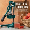 image:imageZulay Kitchen Cast Iron Juicer  Heavy Duty Manual Juicer with Detachable Strainers for Easy Cleaning Orange Juice Press for Citrus Fruits Perfect for Bartenders Juice Lovers amp Health EnthusiastsOriginal  Forest Teal