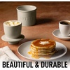 image:imageZulay Kitchen Ceramic Butter Dish with Lid For Countertop amp Stainless Steel Knife  Keeps Butter Soft amp Fresh  White Butter Dish with EasyGrip Knob Durable amp Everyday Butter Holder for Home  WhiteCrock  Stone Gray