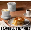 image:imageZulay Kitchen Ceramic Butter Dish with Lid For Countertop amp Stainless Steel Knife  Keeps Butter Soft amp Fresh  White Butter Dish with EasyGrip Knob Durable amp Everyday Butter Holder for Home  WhiteCrock  Marble