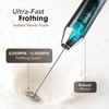 image:imageZulay Kitchen Executive Series Milk Frother Wand  Upgraded amp Improved Stand  Ideal Coffee Gift  Coffee Frother Handheld Foam Maker For Lattes  Electric Milk Frother Handheld For CappuccinoLux Alpha Black