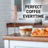 image:imageZulay Kitchen Executive Series Milk Frother Wand  Upgraded amp Improved Stand  Ideal Coffee Gift  Coffee Frother Handheld Foam Maker For Lattes  Electric Milk Frother Handheld For CappuccinoPeach Pink