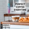 image:imageZulay Kitchen Executive Series Milk Frother Wand  Upgraded amp Improved Stand  Ideal Coffee Gift  Coffee Frother Handheld Foam Maker For Lattes  Electric Milk Frother Handheld For CappuccinoVibe Pink