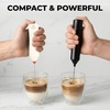 image:imageZulay Kitchen Executive Series Milk Frother Wand  Upgraded amp Improved Stand  Ideal Coffee Gift  Coffee Frother Handheld Foam Maker For Lattes  Electric Milk Frother Handheld For CappuccinoZulay Dynamic Cream  Gold
