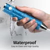 image:imageZulay Kitchen Executive Series Milk Frother Wand  Upgraded amp Improved Stand  Ideal Coffee Gift  Coffee Frother Handheld Foam Maker For Lattes  Electric Milk Frother Handheld For CappuccinoLux Metallic Blue