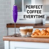 image:imageZulay Kitchen Executive Series Milk Frother Wand  Upgraded amp Improved Stand  Ideal Coffee Gift  Coffee Frother Handheld Foam Maker For Lattes  Electric Milk Frother Handheld For CappuccinoRegal Purple