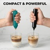image:imageZulay Kitchen Executive Series Milk Frother Wand  Upgraded amp Improved Stand  Ideal Coffee Gift  Coffee Frother Handheld Foam Maker For Lattes  Electric Milk Frother Handheld For CappuccinoZulay Dynamic Emerald  Gold