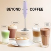 image:imageZulay Kitchen Executive Series Milk Frother Wand  Upgraded amp Improved Stand  Ideal Coffee Gift  Coffee Frother Handheld Foam Maker For Lattes  Electric Milk Frother Handheld For CappuccinoOrchid Lilac