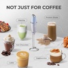 image:imageZulay Kitchen Executive Series Milk Frother Wand  Upgraded amp Improved Stand  Ideal Coffee Gift  Coffee Frother Handheld Foam Maker For Lattes  Electric Milk Frother Handheld For CappuccinoDreamsky