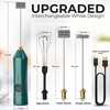 image:imageZulay Kitchen Executive Series Milk Frother Wand  Upgraded amp Improved Stand  Ideal Coffee Gift  Coffee Frother Handheld Foam Maker For Lattes  Electric Milk Frother Handheld For CappuccinoZulay Dynamic Emerald  Gold