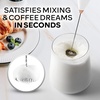image:imageZulay Kitchen Executive Series Milk Frother Wand  Upgraded amp Improved Stand  Ideal Coffee Gift  Coffee Frother Handheld Foam Maker For Lattes  Electric Milk Frother Handheld For CappuccinoImperial White Gold