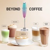 image:imageZulay Kitchen Executive Series Milk Frother Wand  Upgraded amp Improved Stand  Ideal Coffee Gift  Coffee Frother Handheld Foam Maker For Lattes  Electric Milk Frother Handheld For CappuccinoVibe Pink