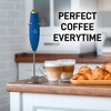 image:imageZulay Kitchen Executive Series Milk Frother Wand  Upgraded amp Improved Stand  Ideal Coffee Gift  Coffee Frother Handheld Foam Maker For Lattes  Electric Milk Frother Handheld For CappuccinoPrussian Gold