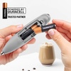 image:imageZulay Kitchen Executive Series Milk Frother Wand  Upgraded amp Improved Stand  Ideal Coffee Gift  Coffee Frother Handheld Foam Maker For Lattes  Electric Milk Frother Handheld For CappuccinoAll Must Go Slate Stone