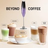 image:imageZulay Kitchen Executive Series Milk Frother Wand  Upgraded amp Improved Stand  Ideal Coffee Gift  Coffee Frother Handheld Foam Maker For Lattes  Electric Milk Frother Handheld For CappuccinoNebula