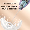 image:imageZulay Kitchen Executive Series Milk Frother Wand  Upgraded amp Improved Stand  Ideal Coffee Gift  Coffee Frother Handheld Foam Maker For Lattes  Electric Milk Frother Handheld For CappuccinoDragonberry