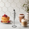 image:imageZulay Kitchen Executive Series Milk Frother Wand  Upgraded amp Improved Stand  Ideal Coffee Gift  Coffee Frother Handheld Foam Maker For Lattes  Electric Milk Frother Handheld For CappuccinoDaybreak Gray