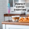 image:imageZulay Kitchen Executive Series Milk Frother Wand  Upgraded amp Improved Stand  Ideal Coffee Gift  Coffee Frother Handheld Foam Maker For Lattes  Electric Milk Frother Handheld For CappuccinoPink Rose