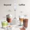 image:imageZulay Kitchen Executive Series Milk Frother Wand  Upgraded amp Improved Stand  Ideal Coffee Gift  Coffee Frother Handheld Foam Maker For Lattes  Electric Milk Frother Handheld For CappuccinoLux Quartz