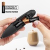 image:imageZulay Kitchen Executive Series Milk Frother Wand  Upgraded amp Improved Stand  Ideal Coffee Gift  Coffee Frother Handheld Foam Maker For Lattes  Electric Milk Frother Handheld For CappuccinoMidnight Elite