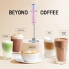 image:imageZulay Kitchen Executive Series Milk Frother Wand  Upgraded amp Improved Stand  Ideal Coffee Gift  Coffee Frother Handheld Foam Maker For Lattes  Electric Milk Frother Handheld For CappuccinoSweet Lavender