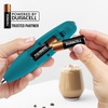 image:imageZulay Kitchen Executive Series Milk Frother Wand  Upgraded amp Improved Stand  Ideal Coffee Gift  Coffee Frother Handheld Foam Maker For Lattes  Electric Milk Frother Handheld For CappuccinoReign Emerald