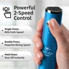 image:imageZulay Kitchen Executive Series Milk Frother Wand  Upgraded amp Improved Stand  Ideal Coffee Gift  Coffee Frother Handheld Foam Maker For Lattes  Electric Milk Frother Handheld For CappuccinoLux Metallic Blue
