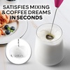 image:imageZulay Kitchen Executive Series Milk Frother Wand  Upgraded amp Improved Stand  Ideal Coffee Gift  Coffee Frother Handheld Foam Maker For Lattes  Electric Milk Frother Handheld For CappuccinoDragonberry