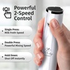 image:imageZulay Kitchen Executive Series Milk Frother Wand  Upgraded amp Improved Stand  Ideal Coffee Gift  Coffee Frother Handheld Foam Maker For Lattes  Electric Milk Frother Handheld For CappuccinoLux Quartz