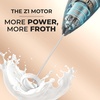 image:imageZulay Kitchen Executive Series Milk Frother Wand  Upgraded amp Improved Stand  Ideal Coffee Gift  Coffee Frother Handheld Foam Maker For Lattes  Electric Milk Frother Handheld For CappuccinoCharcoal Elite