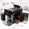 image:imageZulay Kitchen Magia Clasica Automatic Espresso Machine with BuiltIn Grinder Touch Panel Coffee Maker Steam Wand Milk Frother Adjustable Strength SelfCleaning Black amp Copper 13 x 177 x 94Black