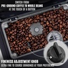 image:imageZulay Kitchen Magia Clasica Automatic Espresso Machine with BuiltIn Grinder Touch Panel Coffee Maker Steam Wand Milk Frother Adjustable Strength SelfCleaning Black amp Copper 13 x 177 x 94Silver