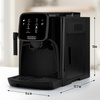 image:imageZulay Kitchen Magia Clasica Automatic Espresso Machine with BuiltIn Grinder Touch Panel Coffee Maker Steam Wand Milk Frother Adjustable Strength SelfCleaning Black amp Copper 13 x 177 x 94Black