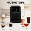 image:imageZulay Kitchen Magia Clasica Automatic Espresso Machine with BuiltIn Grinder Touch Panel Coffee Maker Steam Wand Milk Frother Adjustable Strength SelfCleaning Black amp Copper 13 x 177 x 94Black