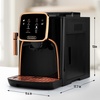 image:imageZulay Kitchen Magia Clasica Automatic Espresso Machine with BuiltIn Grinder Touch Panel Coffee Maker Steam Wand Milk Frother Adjustable Strength SelfCleaning Black amp Copper 13 x 177 x 94Black  Copper