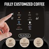 image:imageZulay Kitchen Magia Clasica Automatic Espresso Machine with BuiltIn Grinder Touch Panel Coffee Maker Steam Wand Milk Frother Adjustable Strength SelfCleaning Black amp Copper 13 x 177 x 94Black
