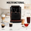 image:imageZulay Kitchen Magia Clasica Automatic Espresso Machine with BuiltIn Grinder Touch Panel Coffee Maker Steam Wand Milk Frother Adjustable Strength SelfCleaning Black amp Copper 13 x 177 x 94Black  Copper