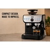 image:imageZulay Kitchen Magia Clasica Automatic Espresso Machine with BuiltIn Grinder Touch Panel Coffee Maker Steam Wand Milk Frother Adjustable Strength SelfCleaning Black amp Copper 13 x 177 x 94Black  Silver
